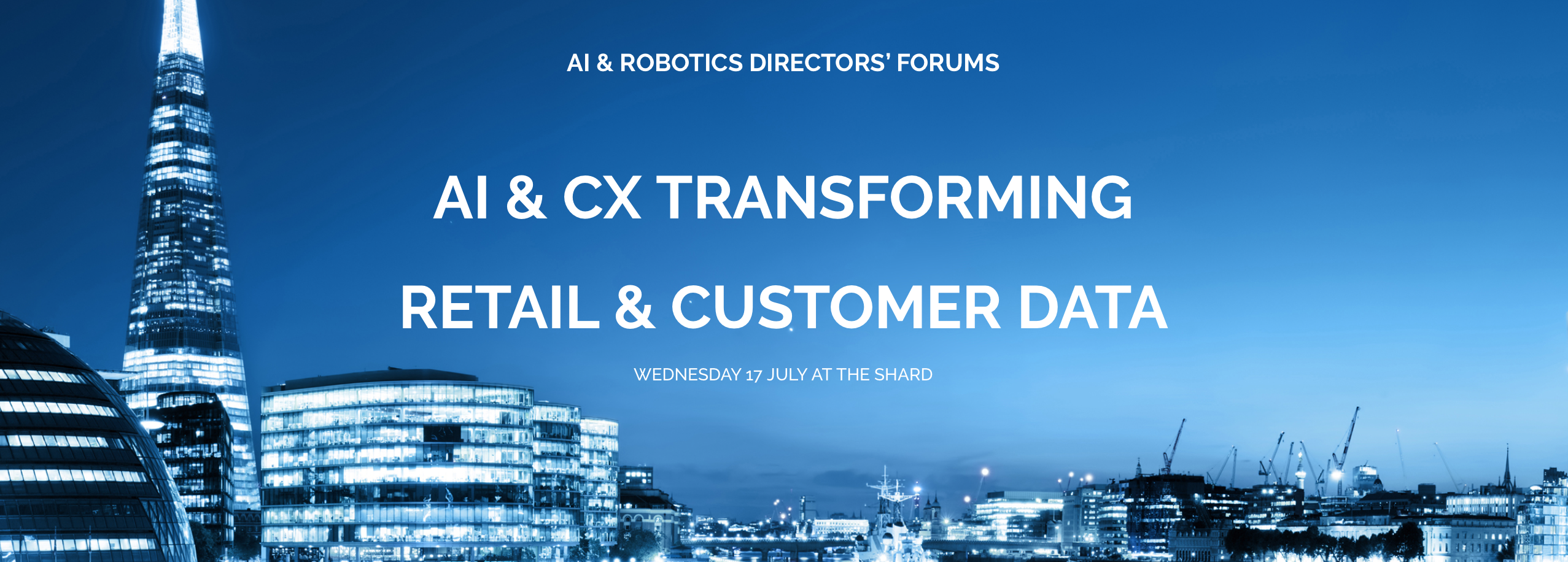 Early Bird for AI & CX Transforming Retail & Customer Data – Extended ...